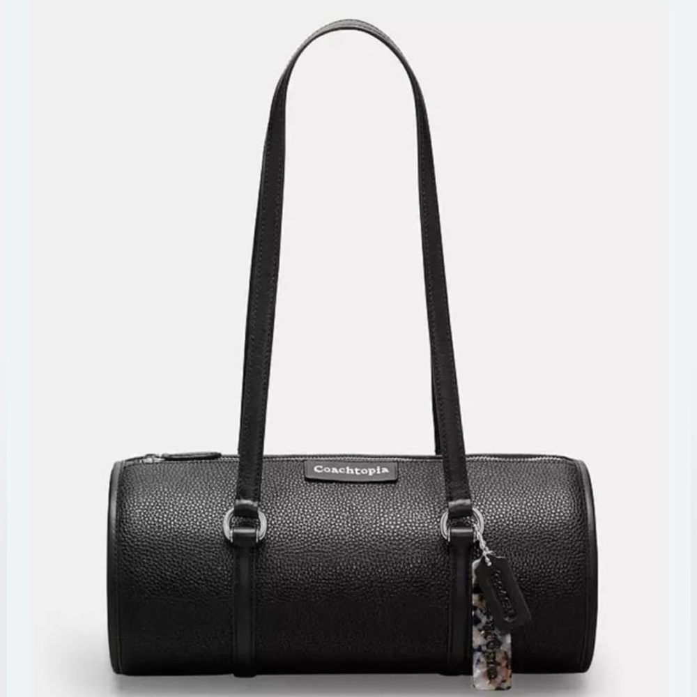 New COACH Barrel Bag from the Coachtopia Line in black